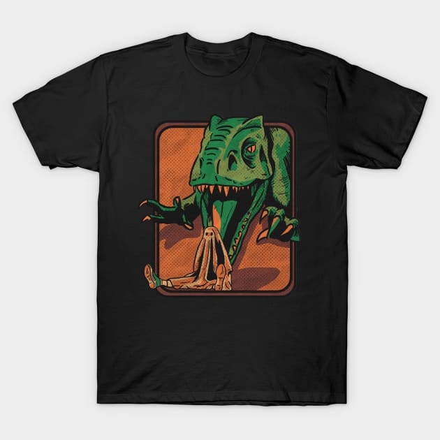 T-rex scary & Ghost T-Shirt by Translucia